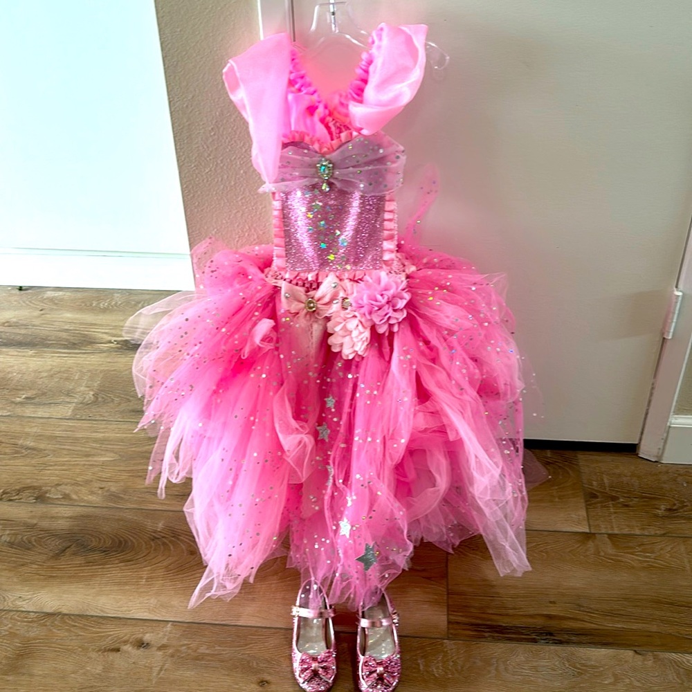 Custom Etsy 3T Glinda Halloween Dress With Heels